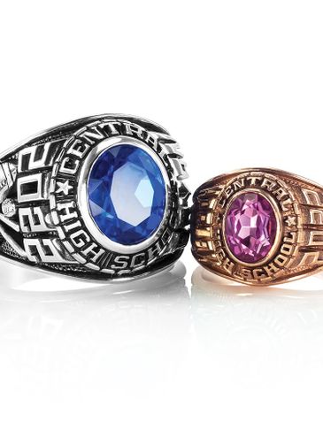 Alternative fashion class rings